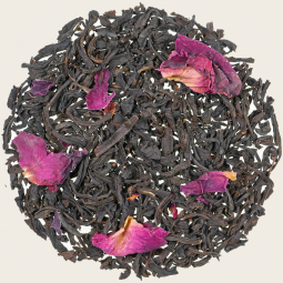 Schwarzer Tee Rosentee